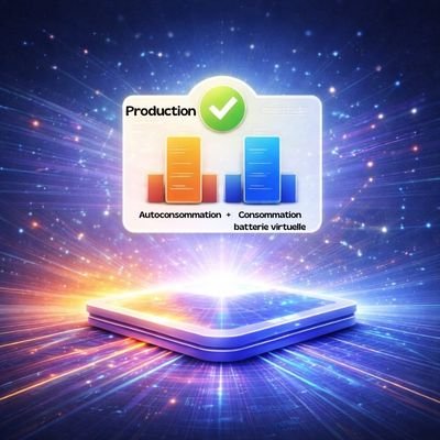 Gestion énergie solaire sans batterie physique