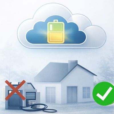 Absence d’équipement de stockage physique au domicile grâce au stockage virtuel solaire