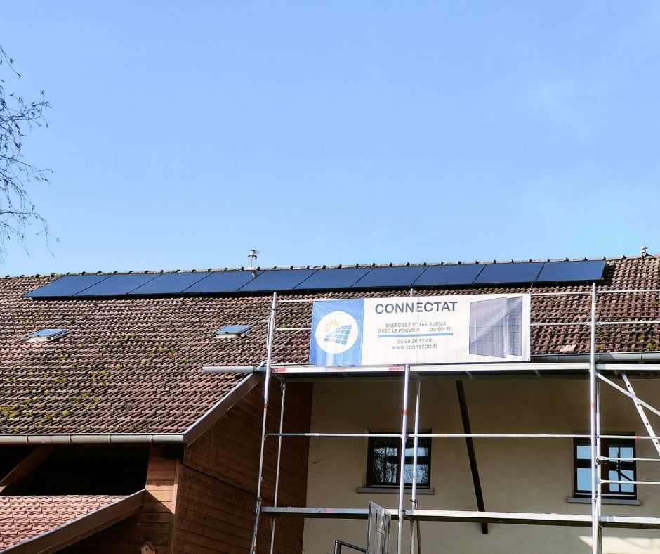 réalisation panneaux solaires à Huttendorf (67) Bas-Rhin