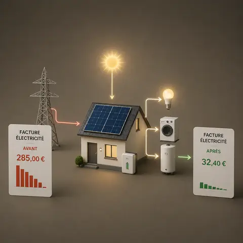 Réduction réelle de la dépendance au réseau électrique