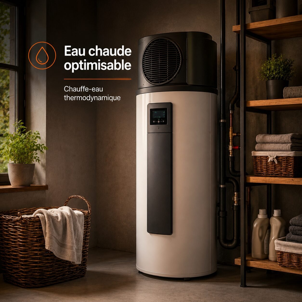 Chauffe-eau thermodynamique optimisable avec une installation photovoltaïque