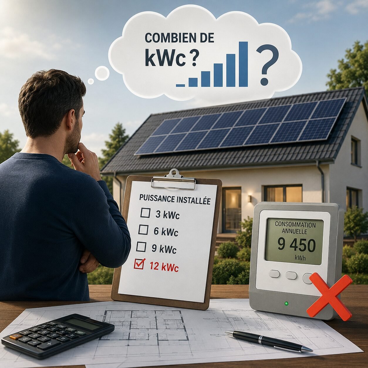 Choisir la bonne puissance de panneaux solaires sans surdimensionner l’installation