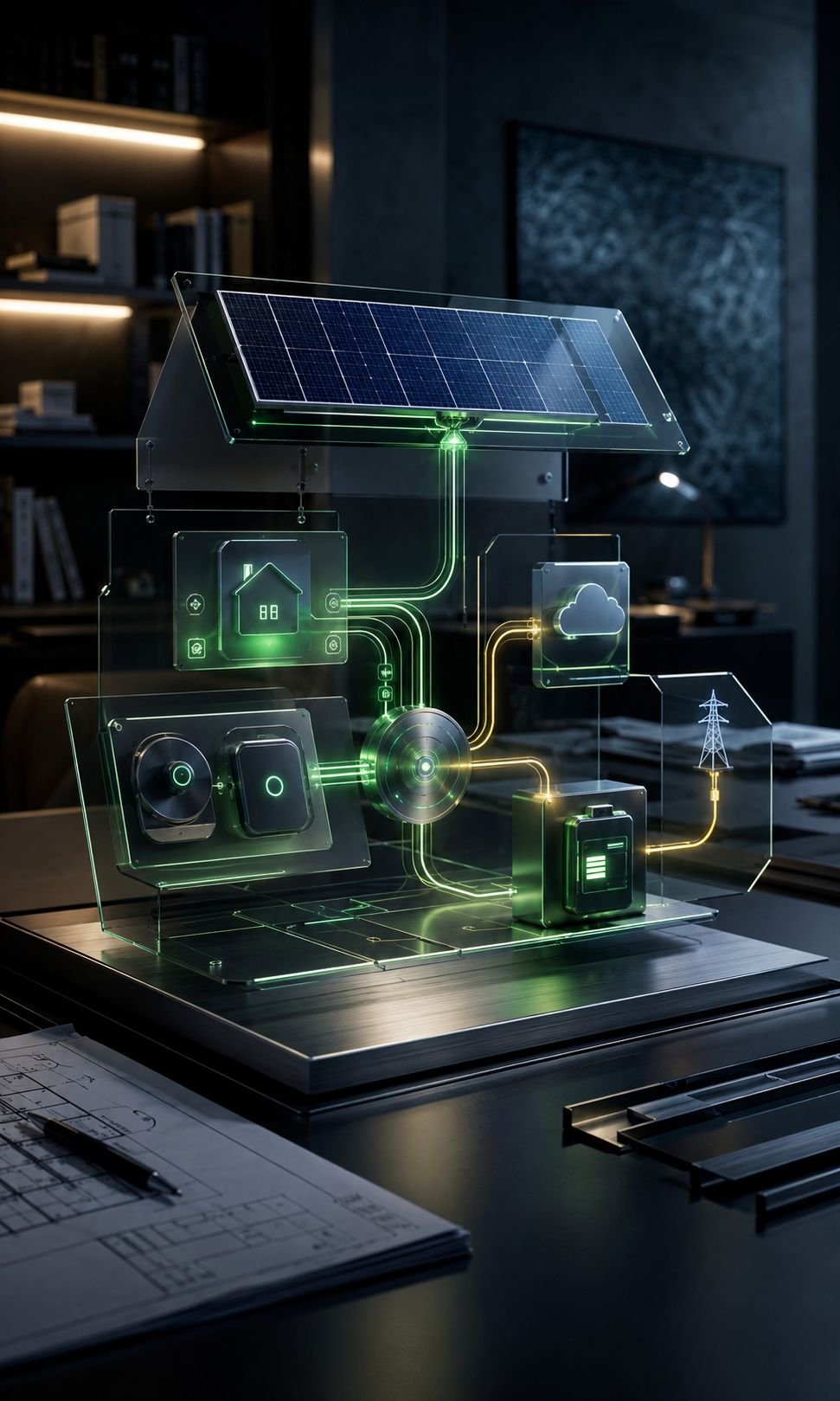 Interface énergétique montrant la nouvelle logique du cadre S21 entre production photovoltaïque, autoconsommation, surplus et pilotage des usages