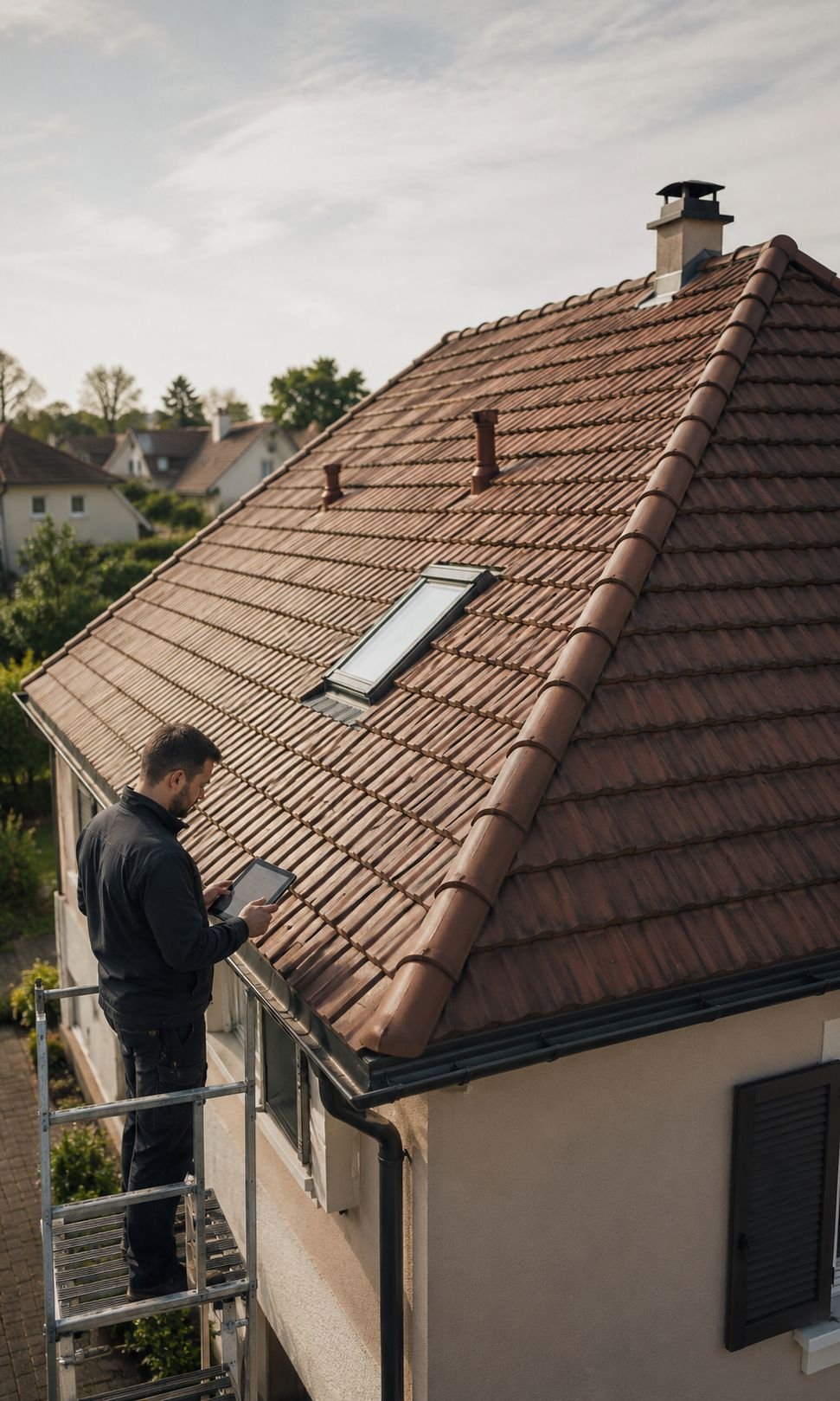 Analyse de toiture avant dimensionnement panneaux photovoltaïques en Alsace