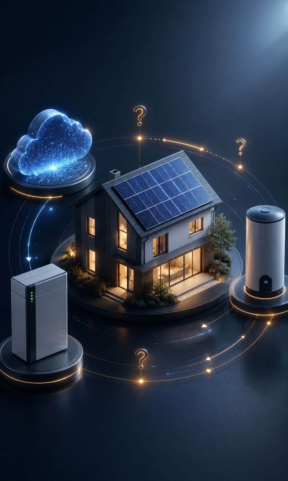 Stratégie d’autoconsommation photovoltaïque avec batterie virtuelle, batterie physique et chauffe-eau piloté