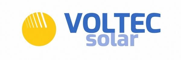 Logo Voltec Solar utilisé dans la section sur les panneaux ultra bas carbone en Alsace