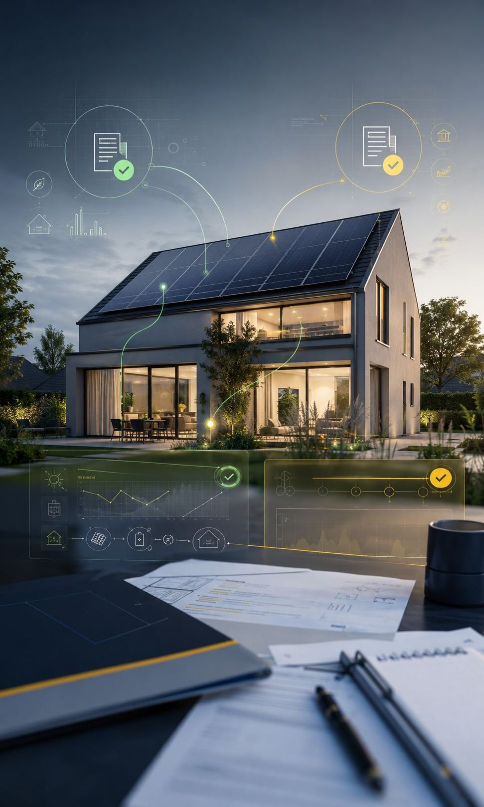 Éco-PTZ étudié comme financement complémentaire après l’analyse TVA 5,5 % d’un projet photovoltaïque résidentiel