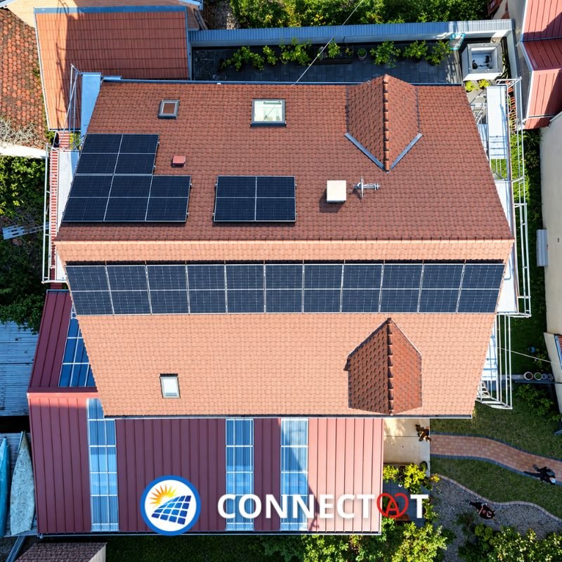 Réalisation installation panneaux solaires à Leutenheim en Alsace