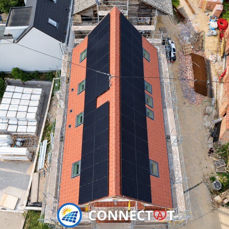 Realisation installation panneaux solaires Niederschaeffolsheim dans le Bas-Rhin