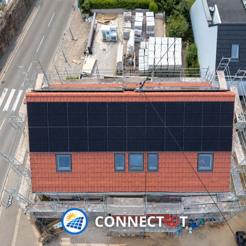 Realisation installation panneaux solaires Niederschaeffolsheim en Alsace